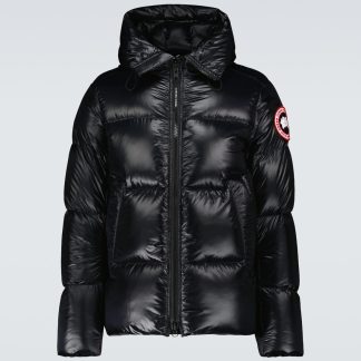 namaakontwerper Canada Goose Crofton donsjack in zwart