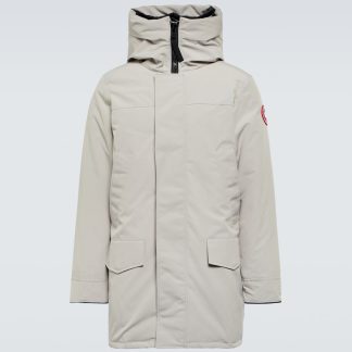 namaakontwerper Canada Goose Langford dons parka in beige