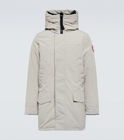 namaakontwerper Canada Goose Langford dons parka in beige