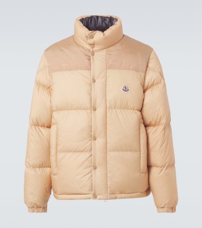 namaakontwerper Moncler Verone omkeerbaar donsjack in beige