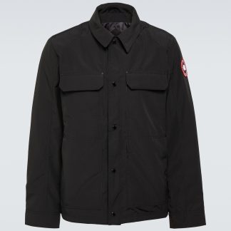 nep luxe Canada Goose Burnaby Chore utility jacket in zwart