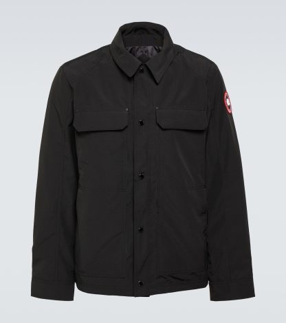 nep luxe Canada Goose Burnaby Chore utility jacket in zwart