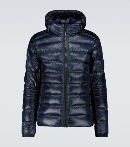 nep luxe Canada Goose Crofton donsjack in blauw