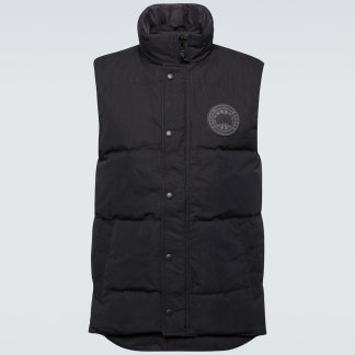 nep luxe Canada Goose Garson donsvest in zwart