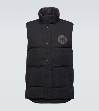 nep luxe Canada Goose Garson donsvest in zwart