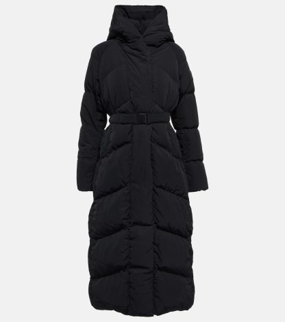 nep luxe Canada Goose Marlow donsjas met riem in zwart