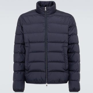 nep luxe Moncler Donsjack in blauw