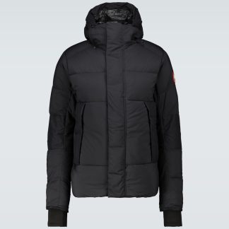 replica ontwerper Canada Goose Armstrong jas met capuchon in zwart