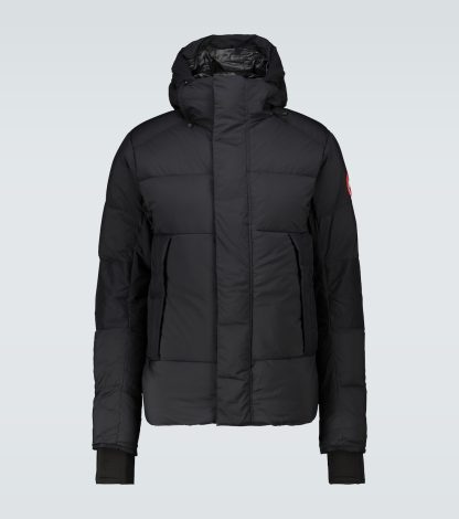 replica ontwerper Canada Goose Armstrong jas met capuchon in zwart