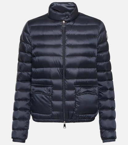 replica ontwerper Moncler Lans gewatteerd donsjack in blauw