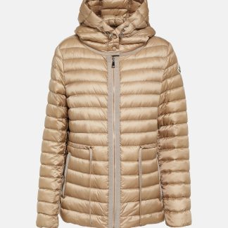 replica ontwerper Moncler Raie donsjack in beige